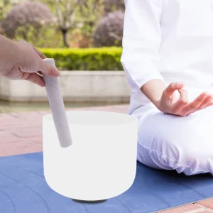 Quartz Singing Bowl 8 inch 432-440Hz