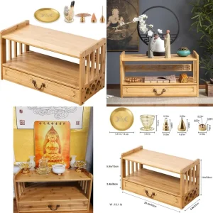 Bamboo Meditation and Prayer Altar